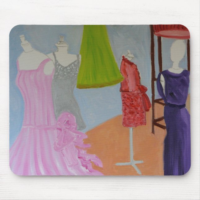 Paris Vintage Haute Couture Mouse Mat (Front)