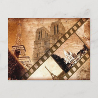 Paris vintage look post card