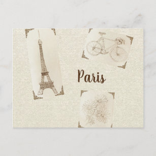 Paris Vintage Postcard