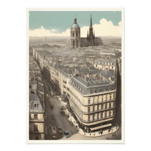 Paris vintage poster