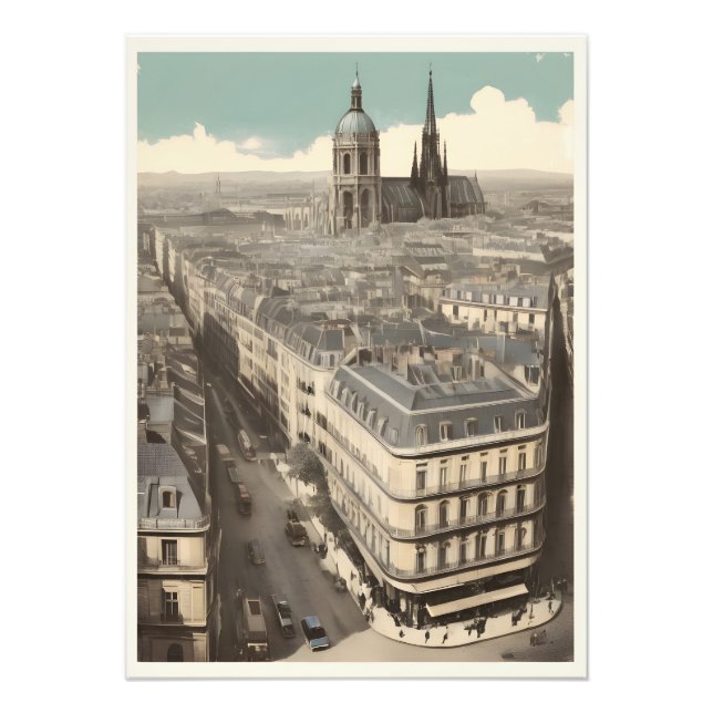 Paris vintage poster (Front)