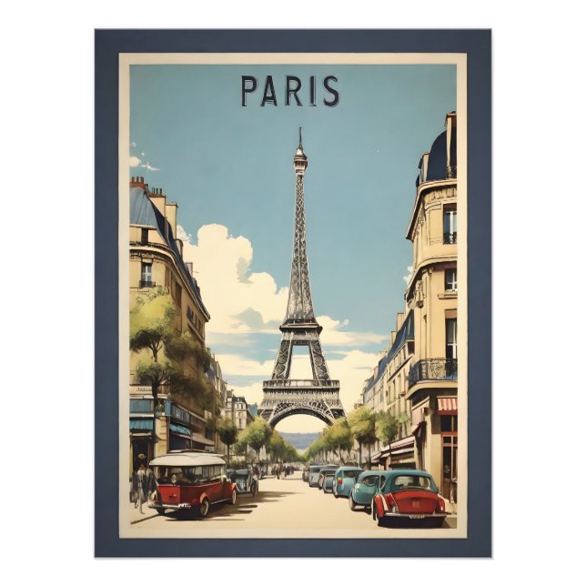 Paris vintage poster (Front)