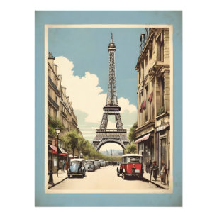 Paris vintage poster