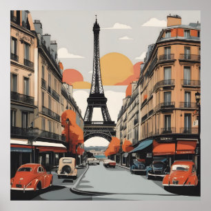 Paris vintage poster