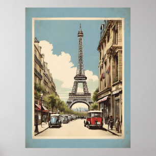 Paris vintage poster