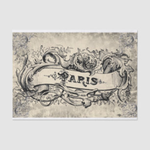 Paris vintage tissue paper