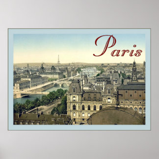 Paris ~ Vintage Travel Poster