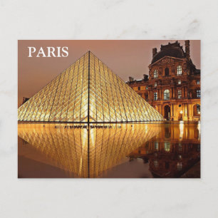 Paris Vintage Travel Tourism Add Postcard