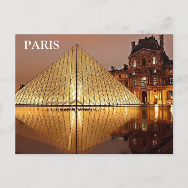 Paris Vintage Travel Tourism Add Postcard (Front)