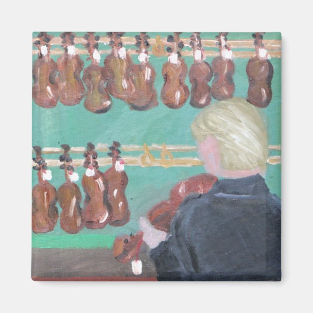 Paris Violin Shop Magnet (Front)