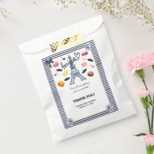 Paris w/ Love for Our Sweet Bebe Baby Shower  Favour Bags