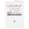 Paris Wedding Invite Red Roses Silver Black White