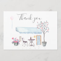 Paris Wedding thank you photo