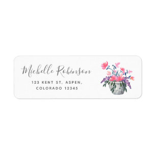 Paris Wedding watercolor wildflowers