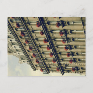 Paris windows postcard