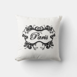 Paris with Scrolls Cushion