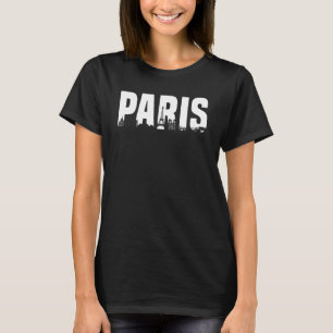 Paris Women France Eiffel Tower Beautiful French T-Shirt