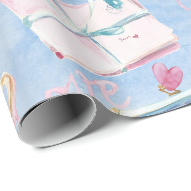 Paris  Wrapping Paper (Roll Corner)