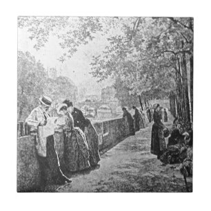 Parisian Afternoon Tile