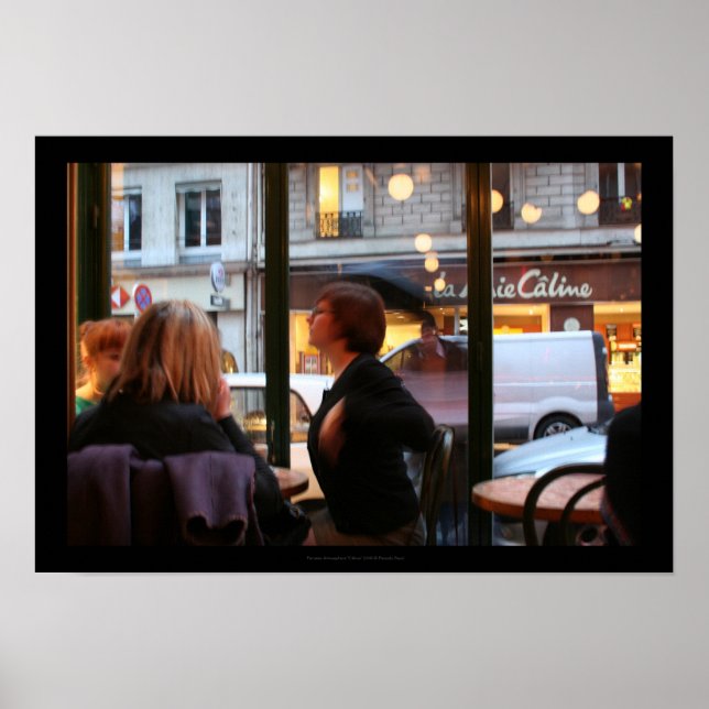 Parisian Atmosphere Caline Rue Rambuteau Poster (Front)