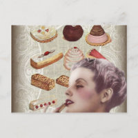 parisian bakery cupcake pastry retro cookies