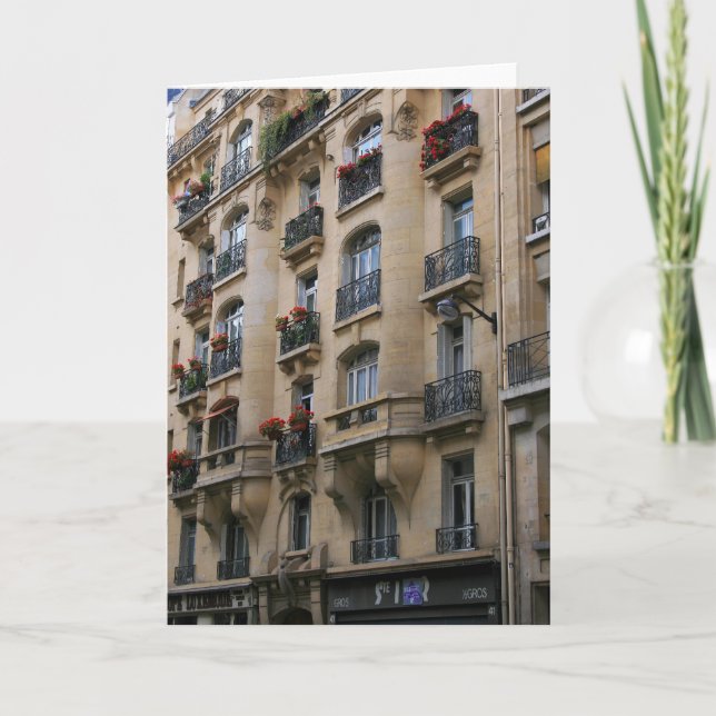Parisian Balconies Card (Front)