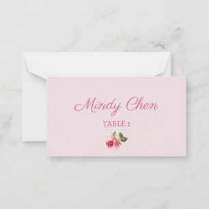 Parisian Bridal Shower Name Card