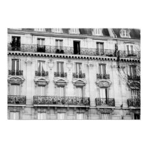 Parisian Building Poster
