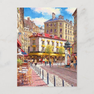 Parisian Captivating Streets Postcard