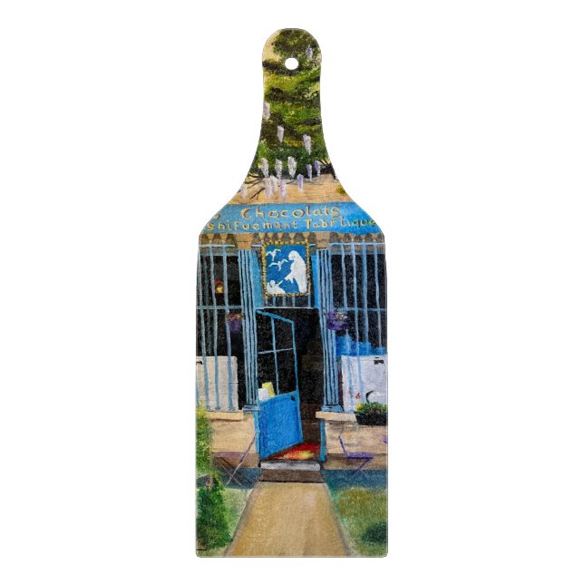Parisian Chocolat Shop, By Gary Poling Cutting Board (Front)