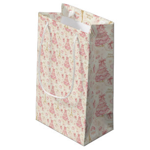 Parisian Coquette Christmas Small Gift Bag