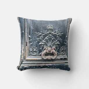 Parisian Door Throw Pillow