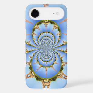 Parisian Dream Eiffel Tower Kaleidoscope Blue Sk