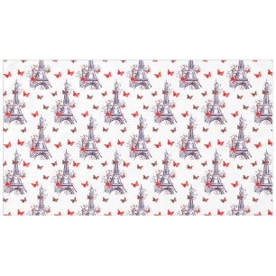 Parisian Eiffel Tower Purple Chic Tablecloth