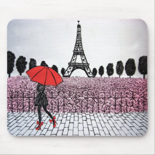 parisian Girl Mouse Mat