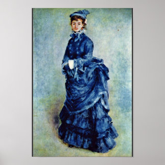 Parisian Girls (The Lady In Blue) By Pierre-August Poster