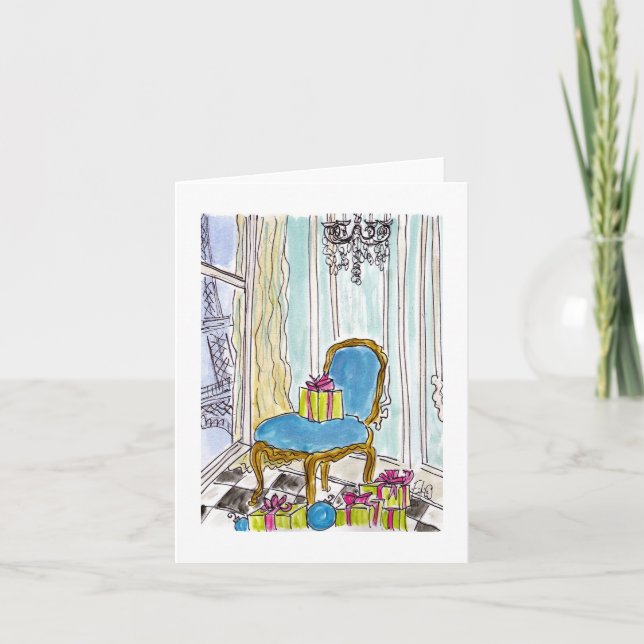 Parisian Holiday Card (Front)