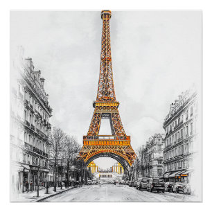 Parisian Icon Poster