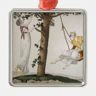 Parisian Ladies at Montmorency, plate 41 from 'Le Metal Tree Decoration