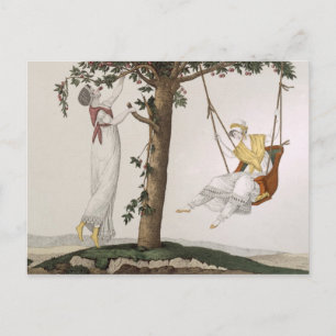 Parisian Ladies at Montmorency, plate 41 from 'Le Postcard