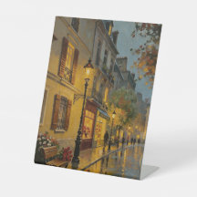 Parisian Lamplight City Art