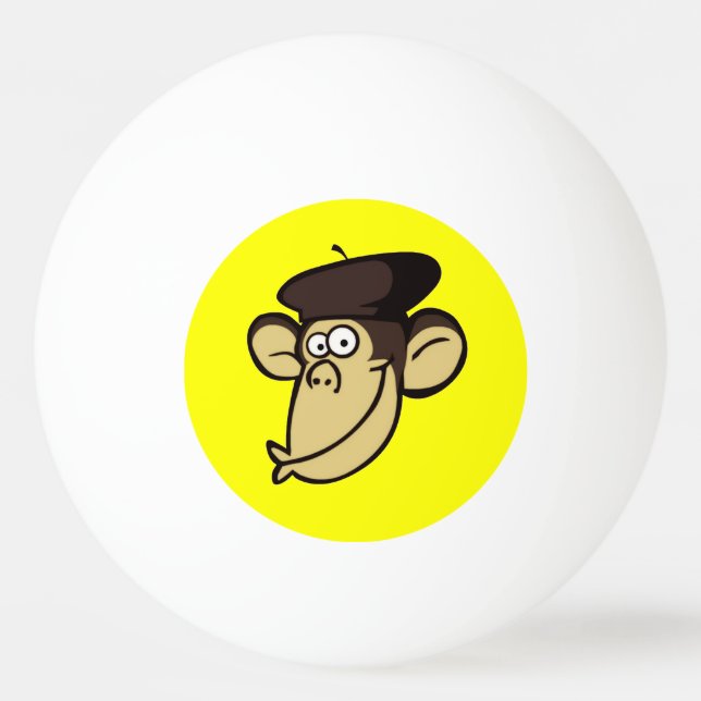 Parisian Monkey Ping Pong Ball (Front)