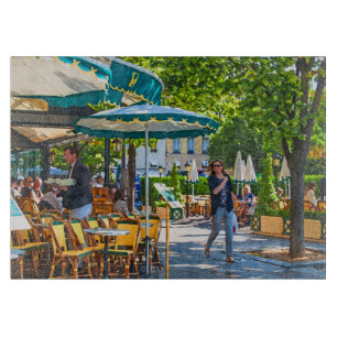 Parisian morning. cutting board
