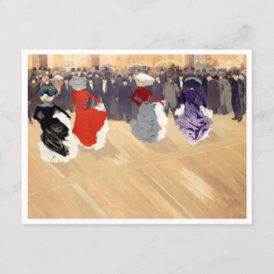 Parisian Nightlife Louis Abel Truchet, Fine Art Postcard