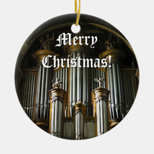 Parisian organ Christmas ornament