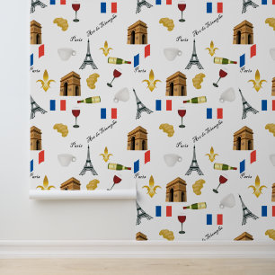 Parisian Pattern Wallpaper