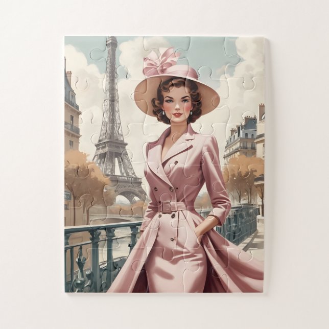 Parisian pin jigsaw puzzle (Vertical)