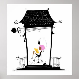 Parisian Pink Poster