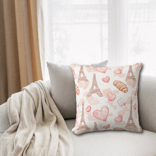 Parisian Romance Valentine Cushion