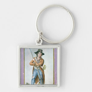 Parisian Sans-culotte Key Ring